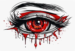 Hellsing bleeding eye tattoo tattoo idea