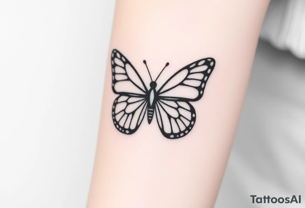 butterfly tattoo idea