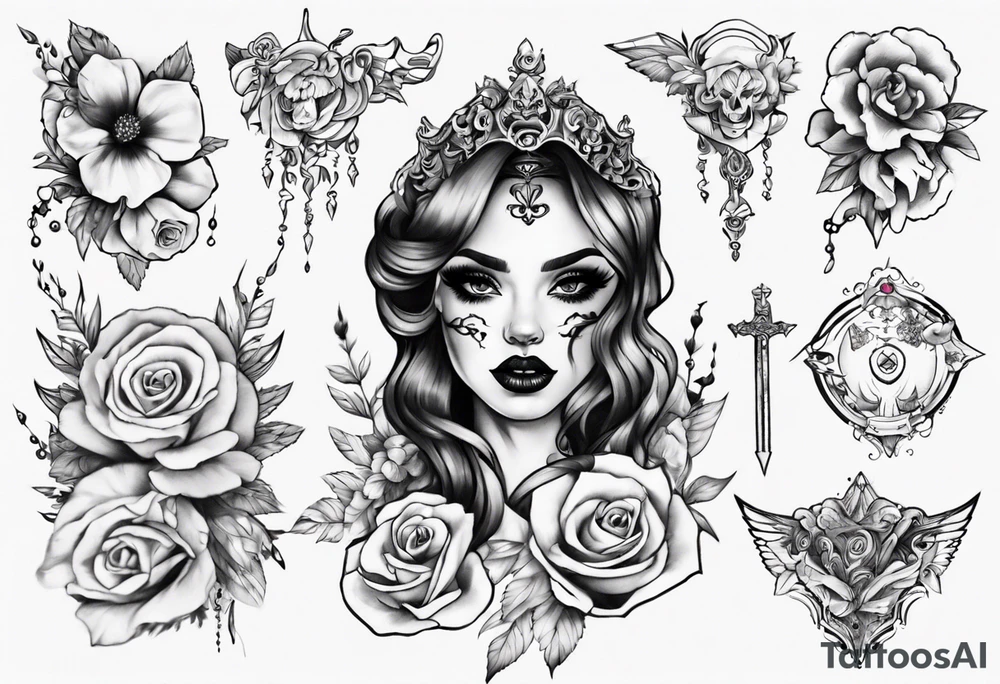 corps bride Emely tattoo idea