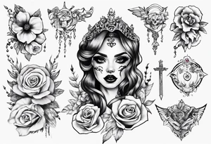 corps bride Emely tattoo idea