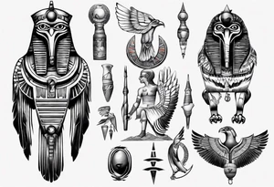 horus egypt tattoo idea