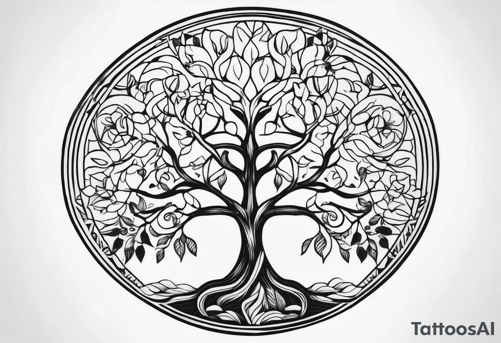 Tree of life tattoo idea