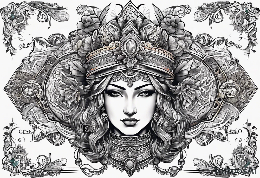 Ancient sumarian tattoo idea