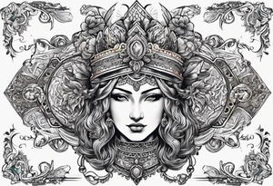 Ancient sumarian tattoo idea