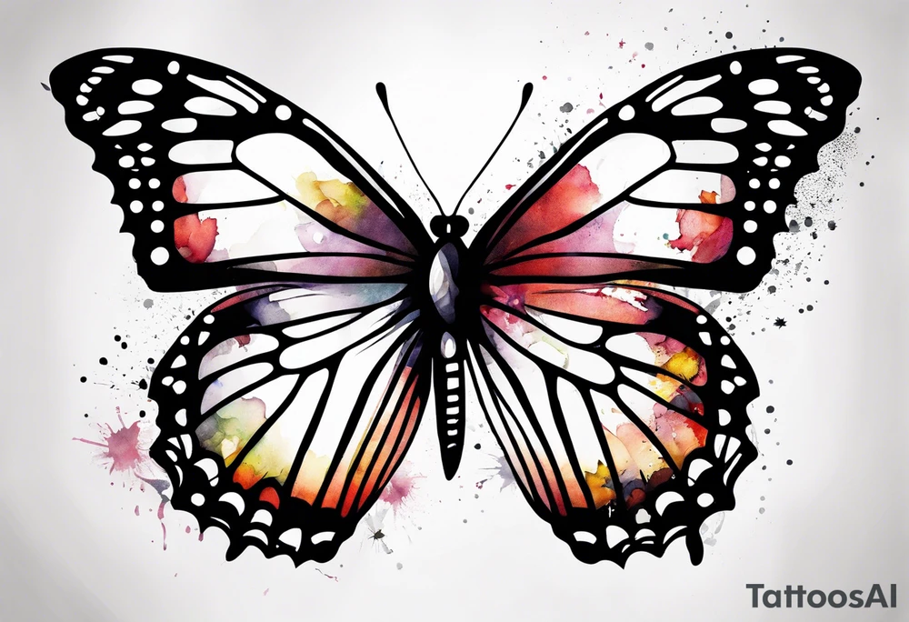 Butterflies tattoo idea