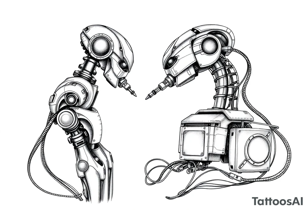 Robots, plc's, ladder logic tattoo idea