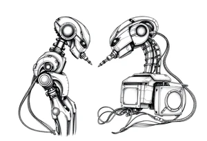 Robots, plc's, ladder logic tattoo idea