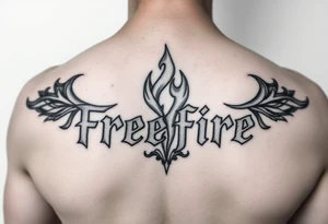 Freefire logo tattoo idea