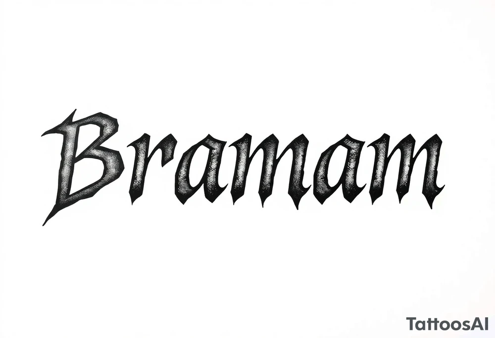 Branam tattoo idea