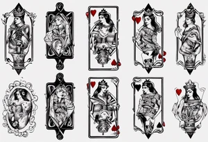 queen of hearts tattoo idea