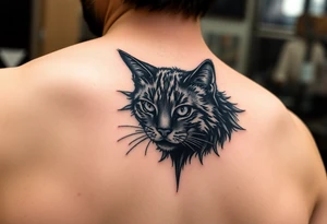 Black Cat tattoo idea