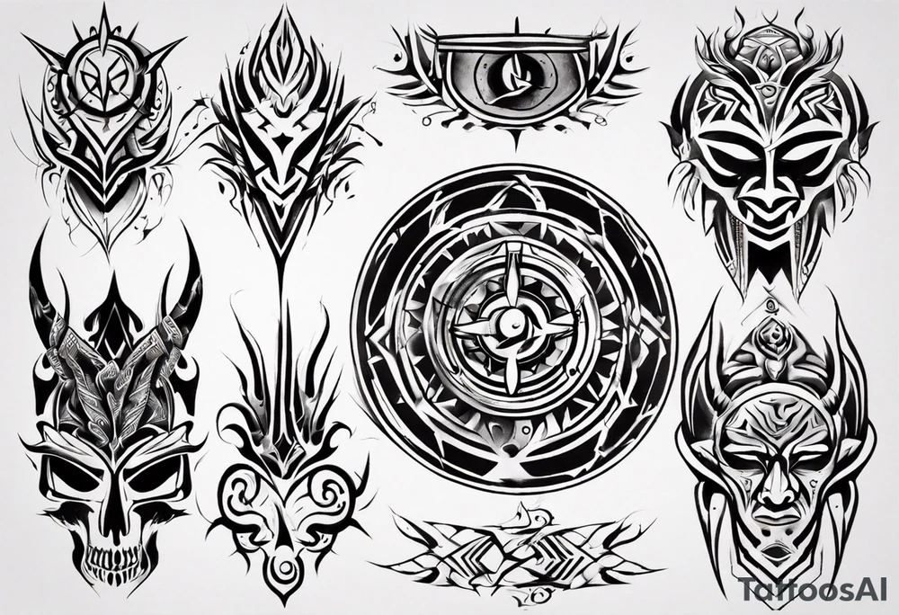 tribal tattoo idea
