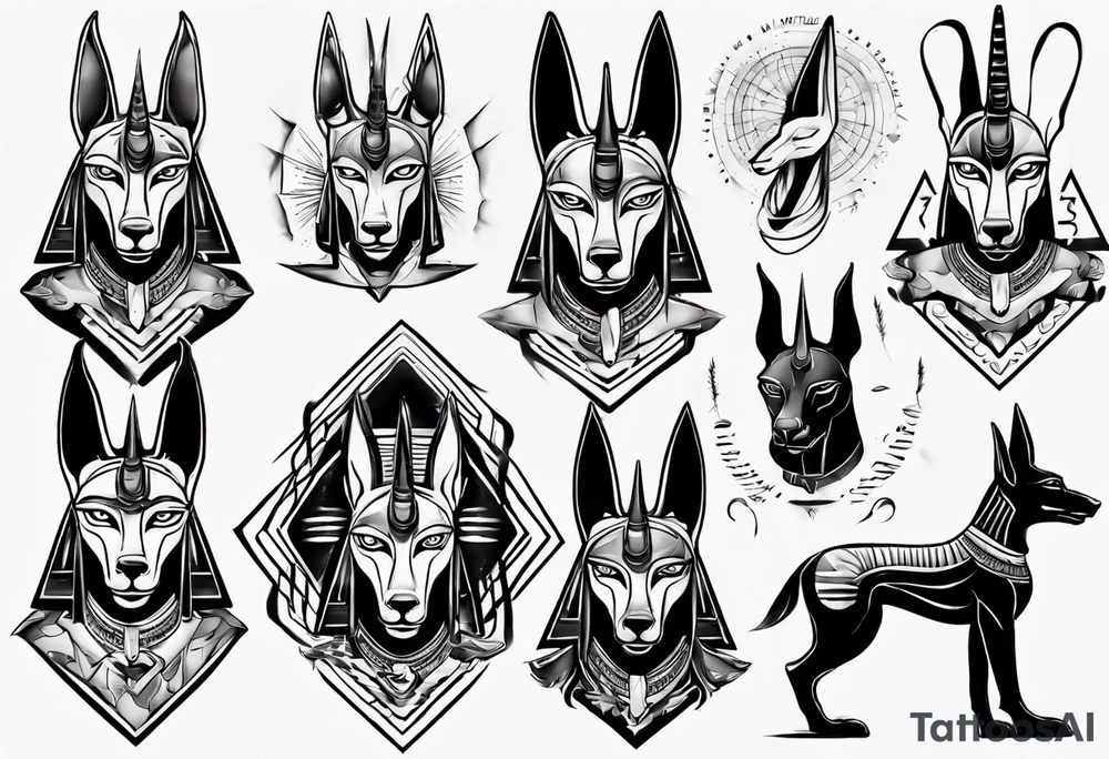 anubis tattoo idea