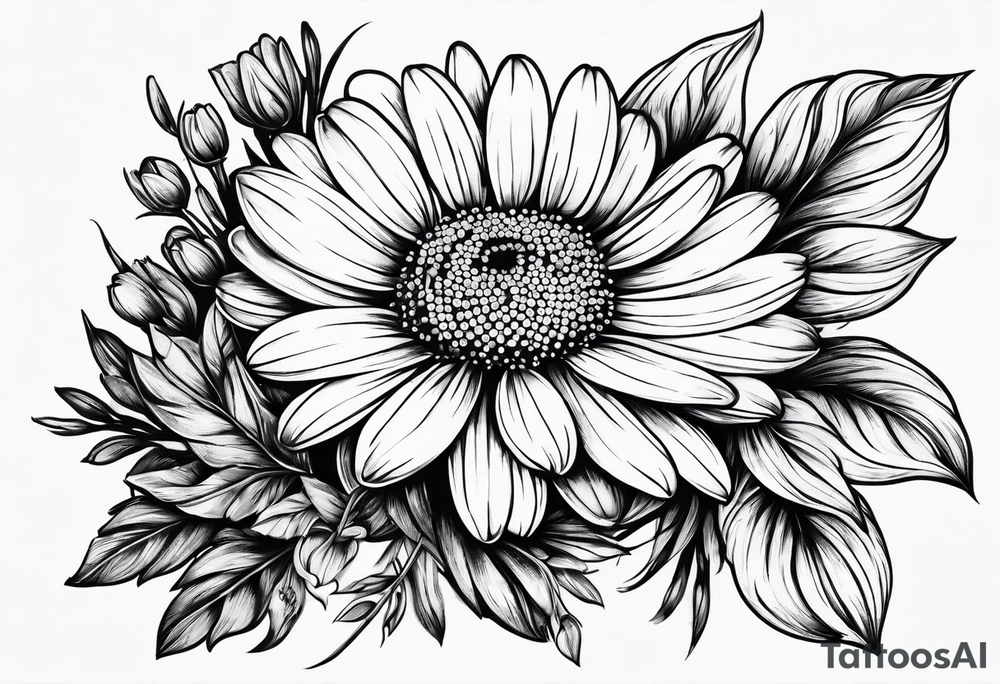 Chamomile tattoo idea
