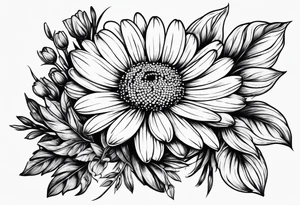 Chamomile tattoo idea