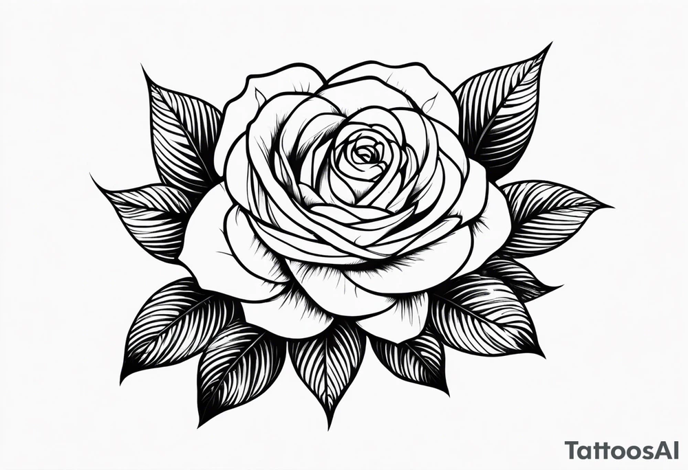 Gothic Rose tattoo idea