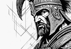 Ares the greek god of war tattoo idea