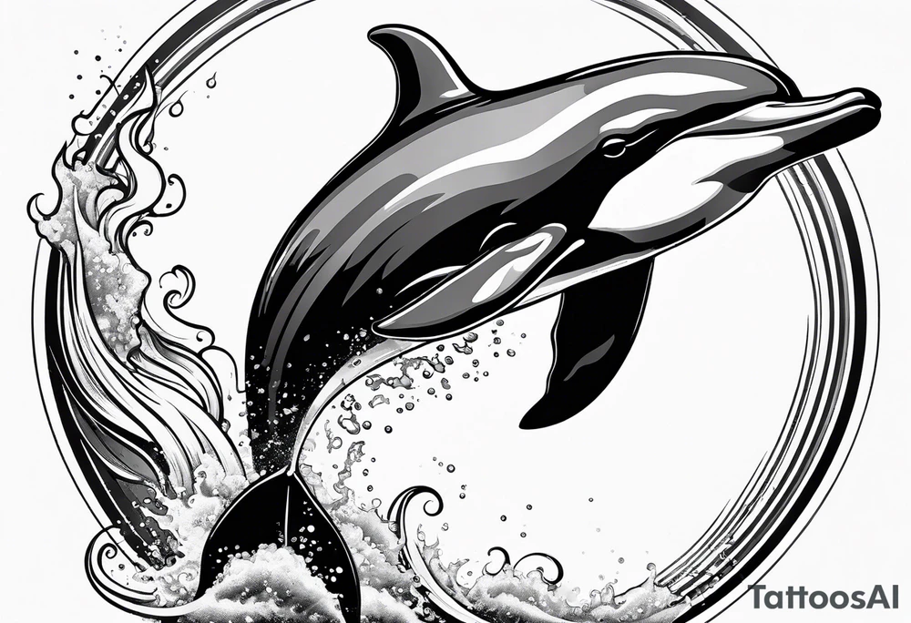 dolphin tattoo idea