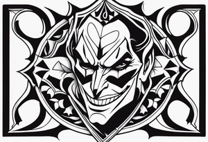 joker card tattoo idea