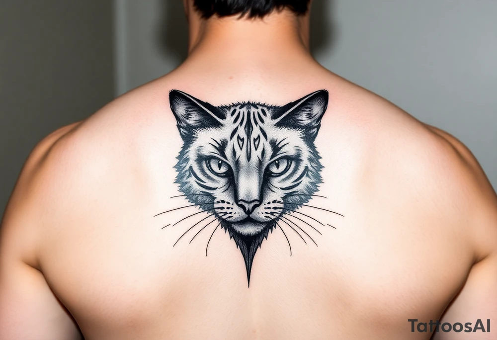Black Cat tattoo idea
