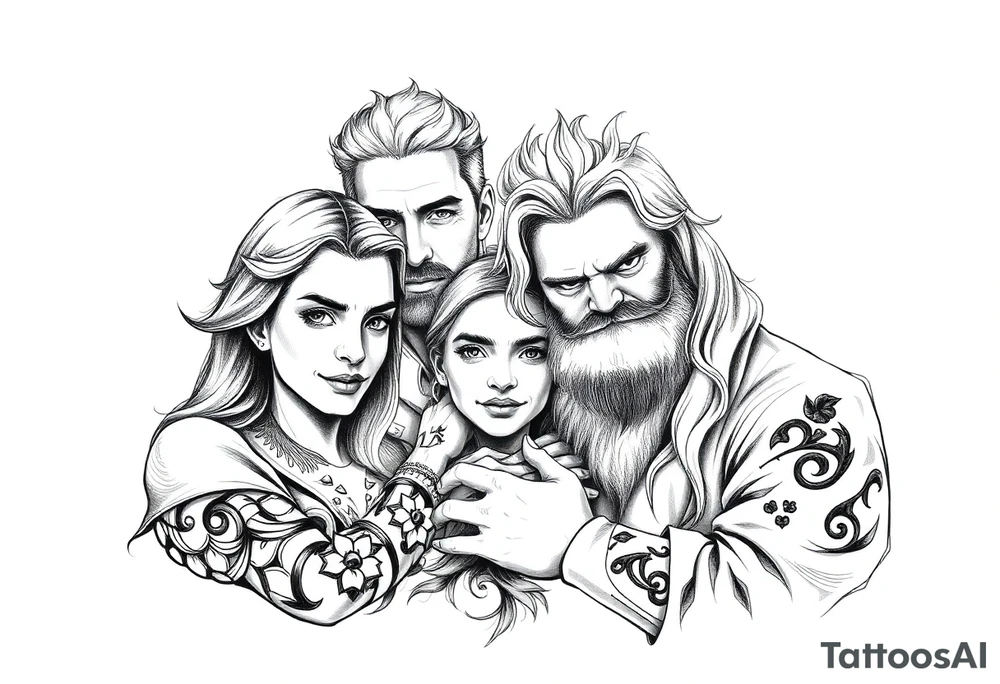 Irish family tattoo idea