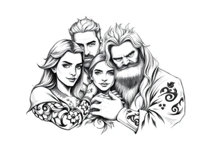 Irish family tattoo idea