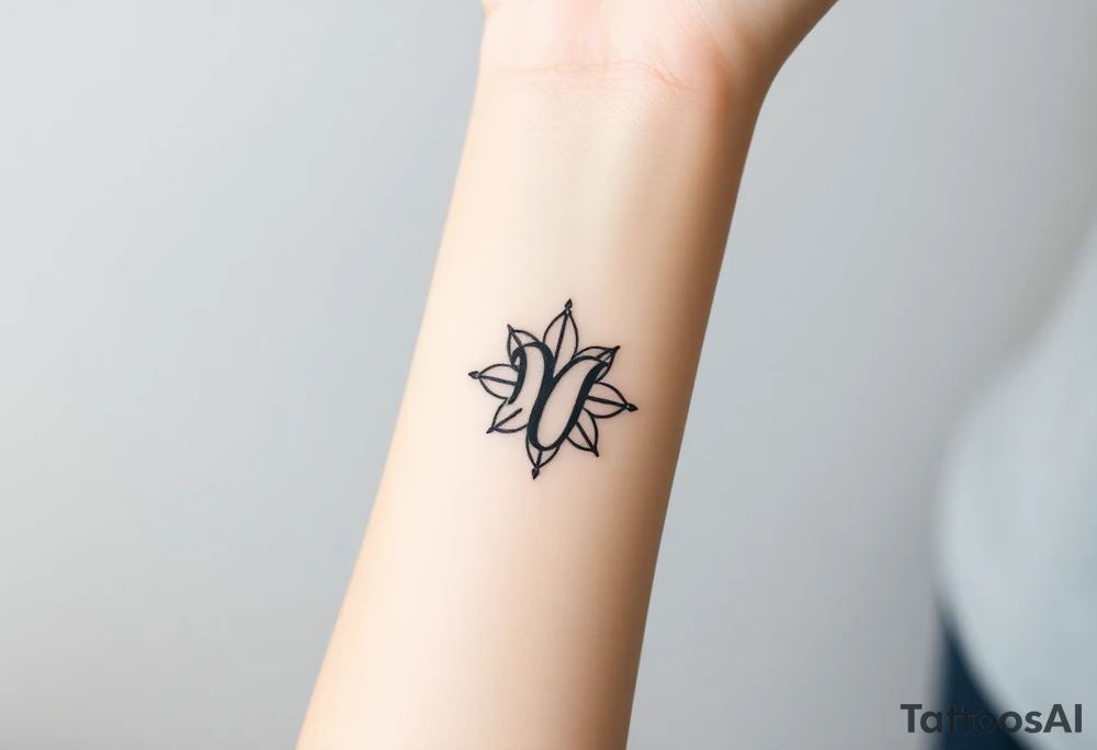 Capricorn starsign  10x10 cm 

Flowers or stars tattoo idea