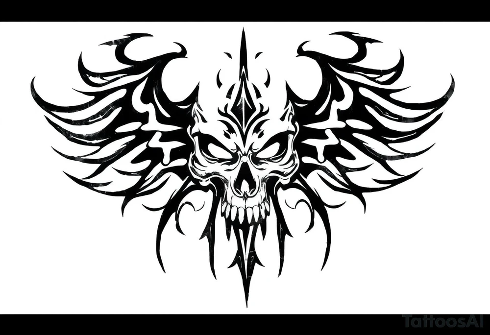Ripped soul drowned in sorrow because of who they became tattoo idea