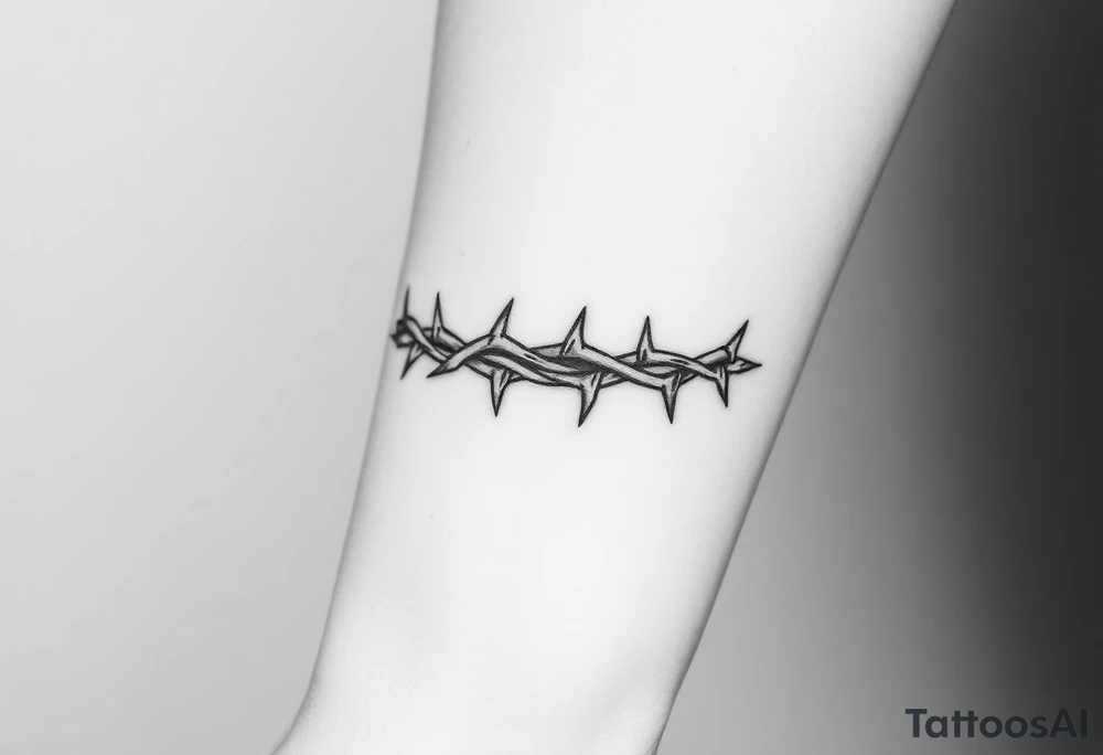 Armband with thorns tattoo idea