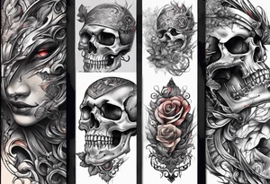 Ripped skin wound tattoo design tattoo idea