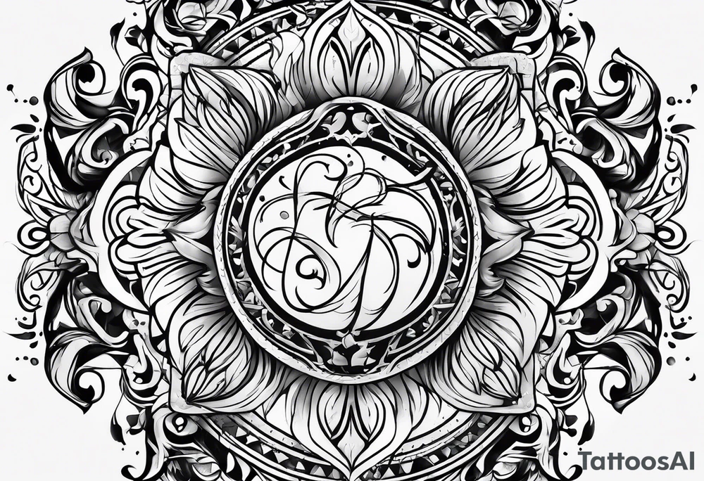 NCJB letters tattoo idea
