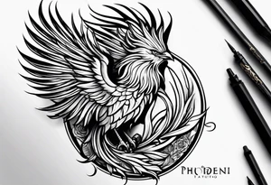 phoenix tattoo idea