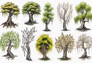A willow tree tattoo idea
