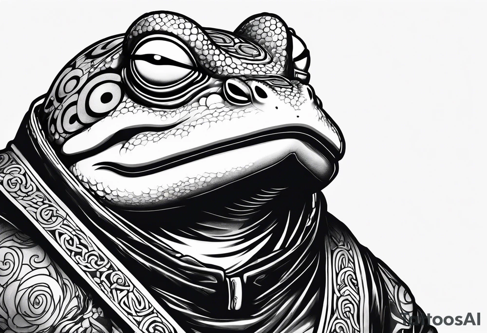 Jiraiya Naruto Gamakichi toad tattoo idea
