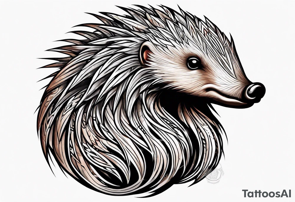 echidna tattoo idea