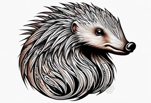 echidna tattoo idea