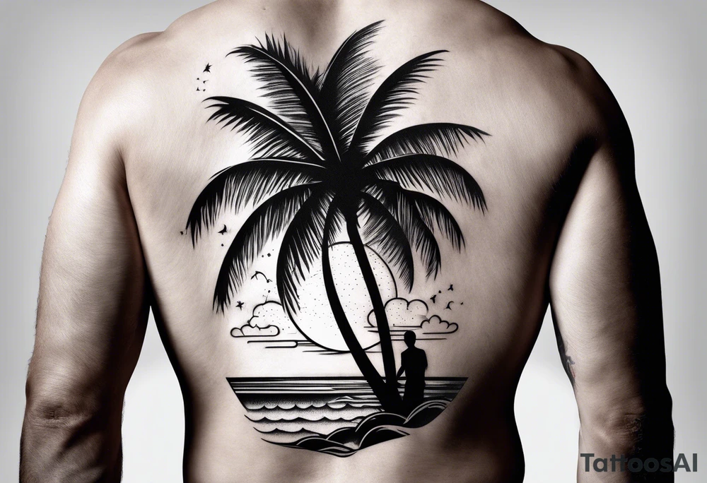 Palm Tree
Beach
man Shadow tattoo idea