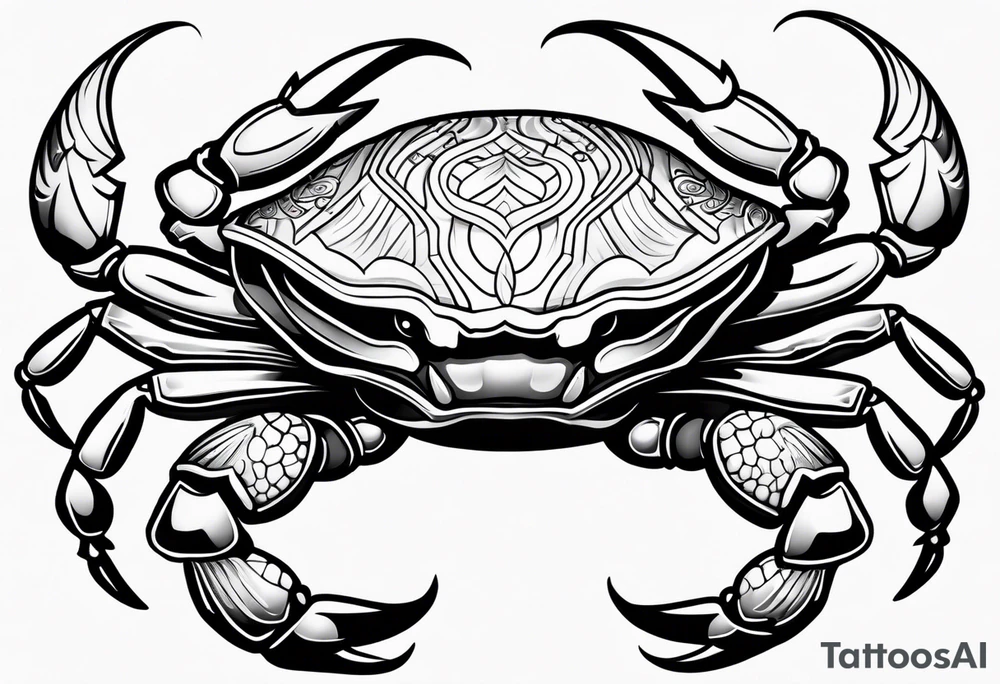 Crabs chicano tattoo idea