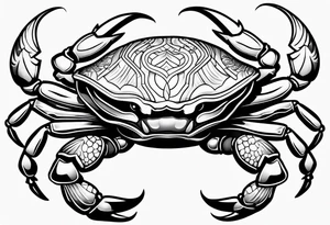 Crabs chicano tattoo idea