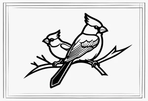 cardinals tattoo idea