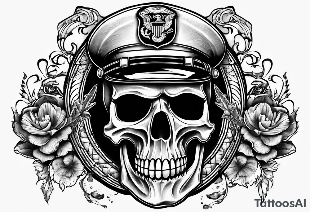us Marine death tattoo idea