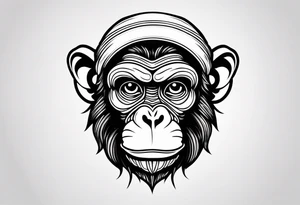 rich.  monkey tattoo idea