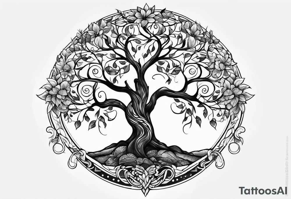 tree of life tattoo idea