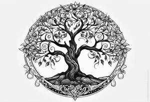 tree of life tattoo idea