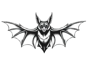 Bat tattoo idea