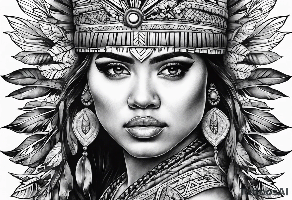 Tohono Oʼodham tattoo idea