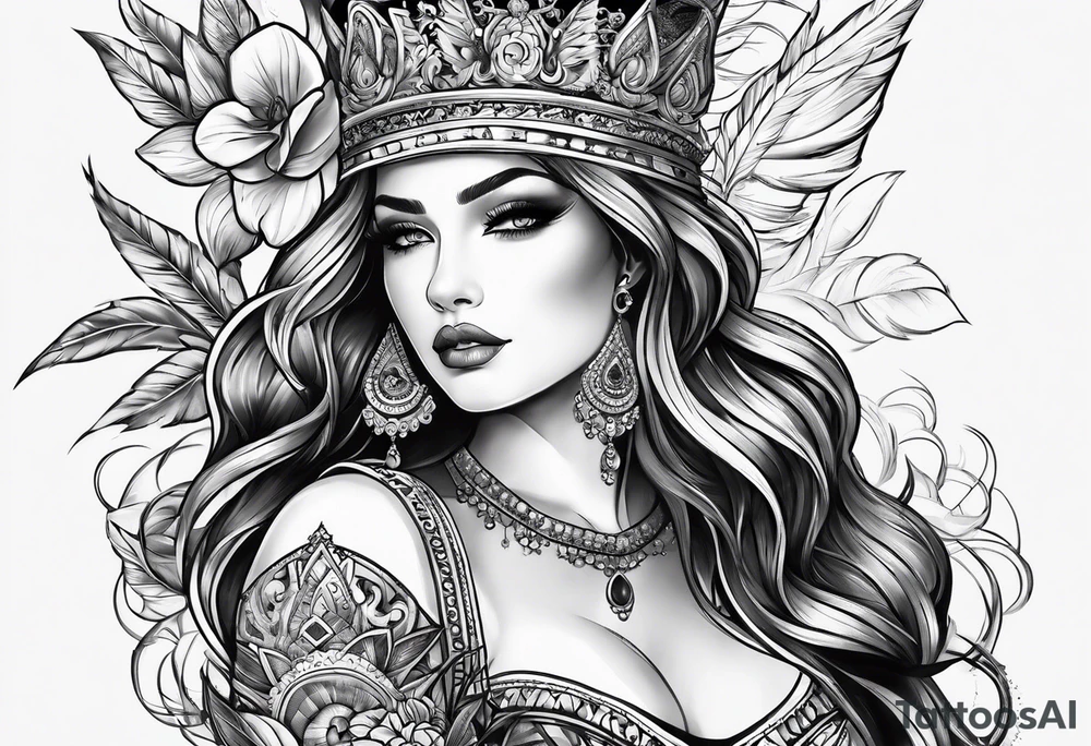 Dwie twarze tattoo idea