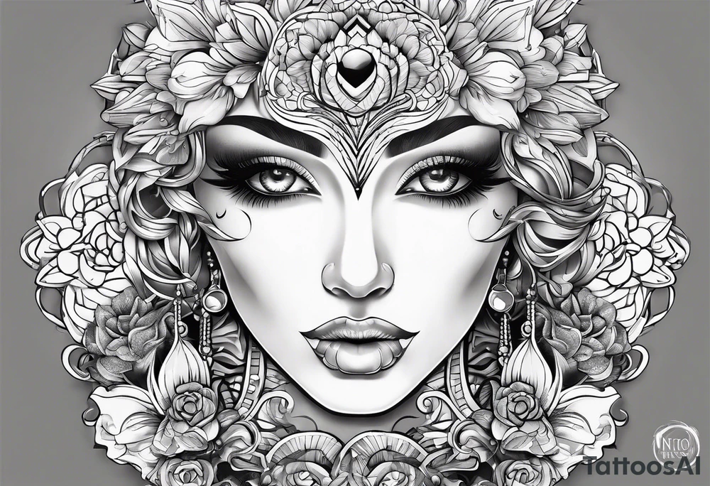 Neon art tattoo tattoo idea