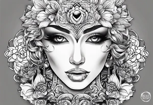Neon art tattoo tattoo idea