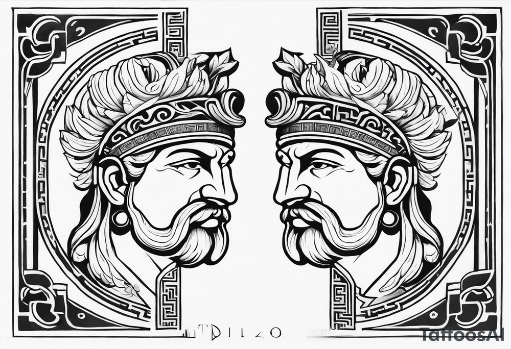 Greek, god, traditional, more when one tattoo idea